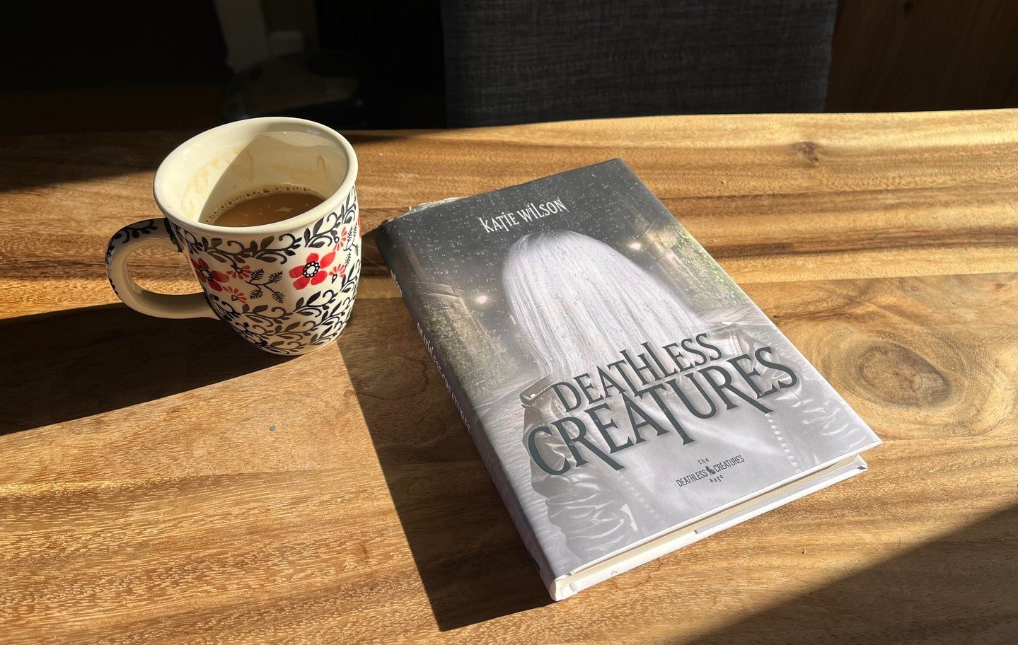 &quot;I died on a Tuesday.&quot; - prologue
Welcome back from the dead, Sarah! Deathless Creatures releases today. I'm a swirl of things, mostly excited, with stunned a close runner-up. I did it. I finally did it. It's even up on the Powell's Books w