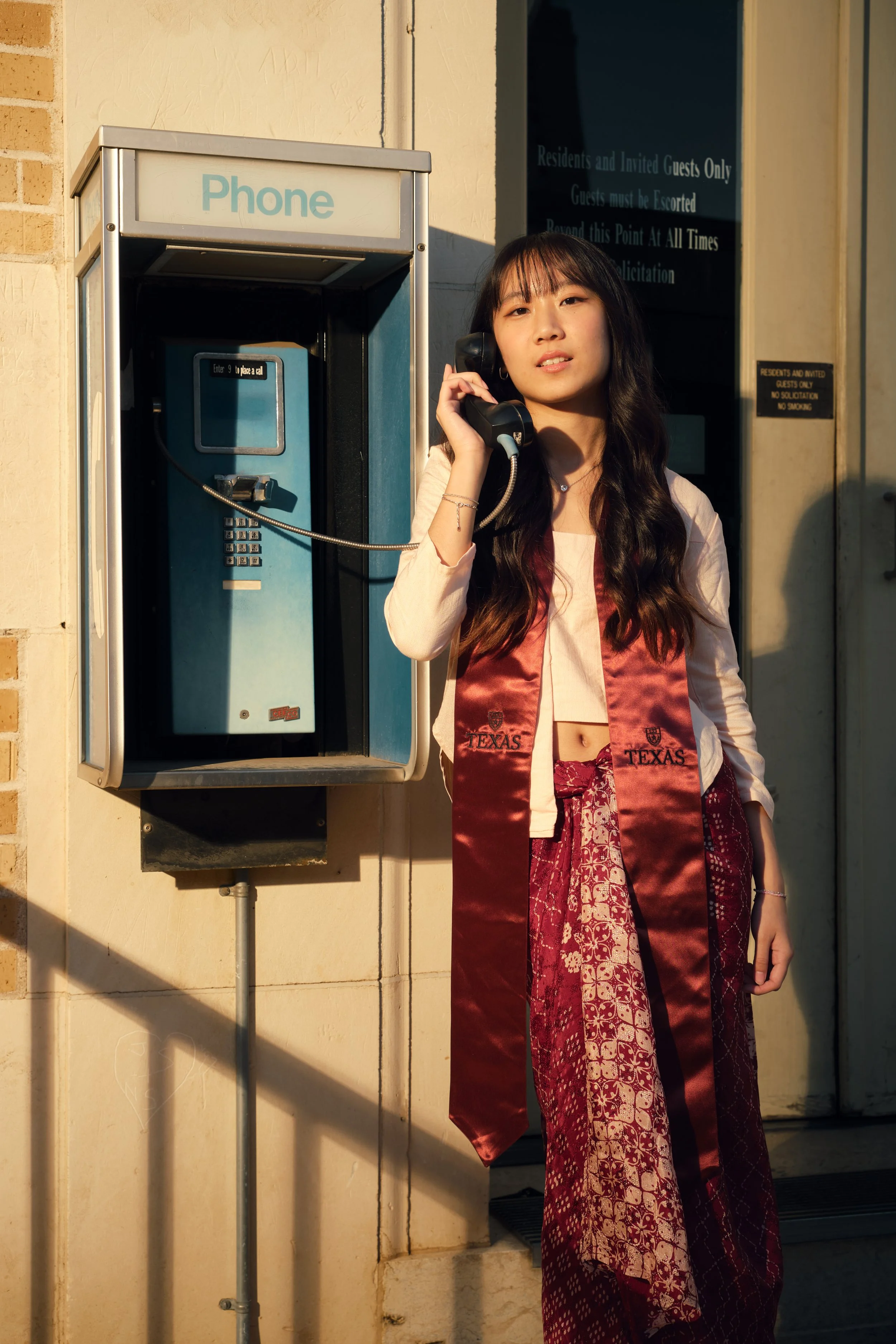 Editorial graduation photography in Austin – For grads who want high-fashion flair in their cap & gown.