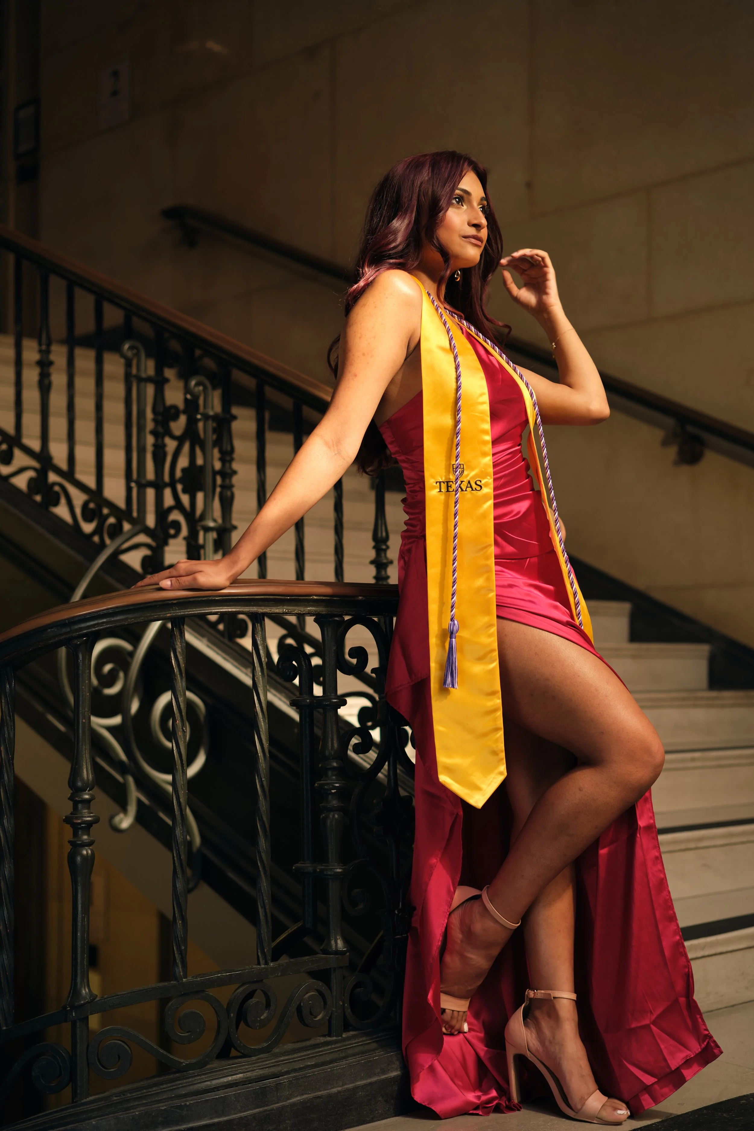 Austin's only Leica-certified graduation photographer brings German optical precision to your UT milestone moments.