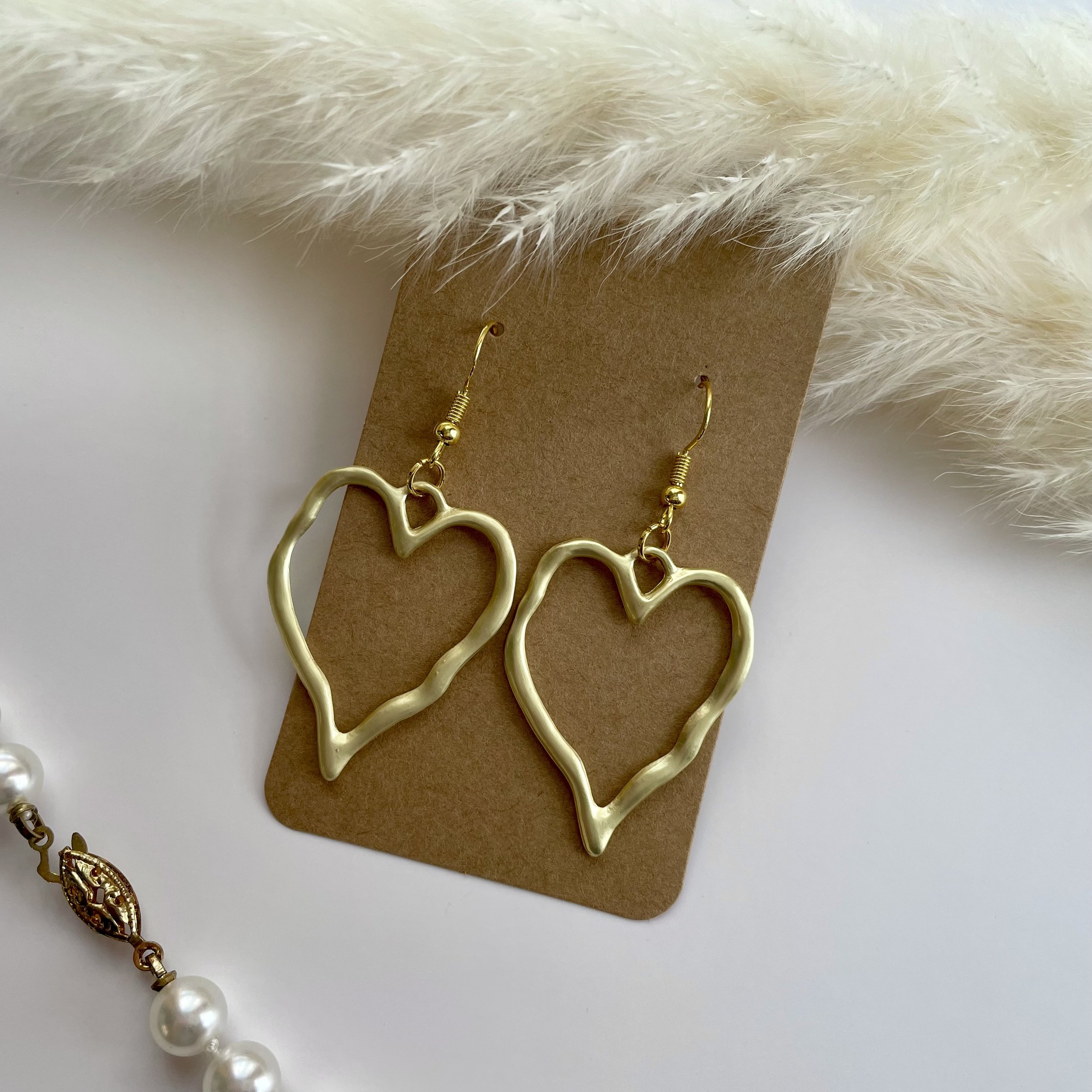 Melted Heart Hypoallergenic Earrings