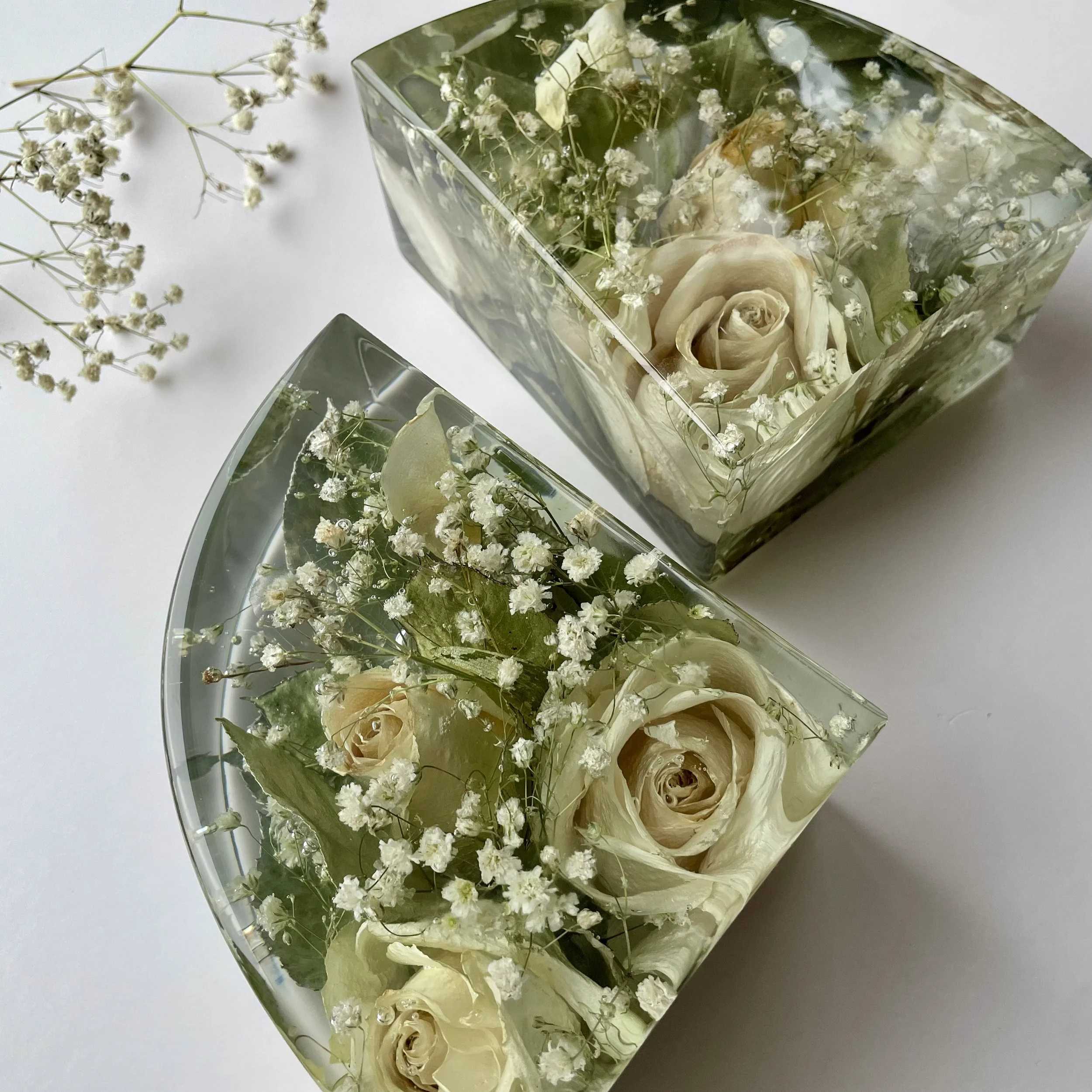 Wedding Bouquet Bookends