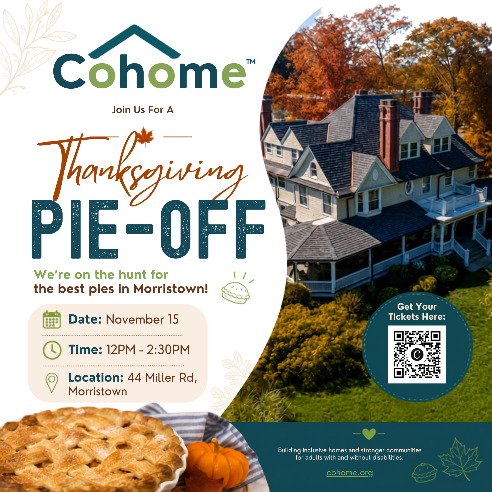 Cohome's Thanksgiving Pie-Off