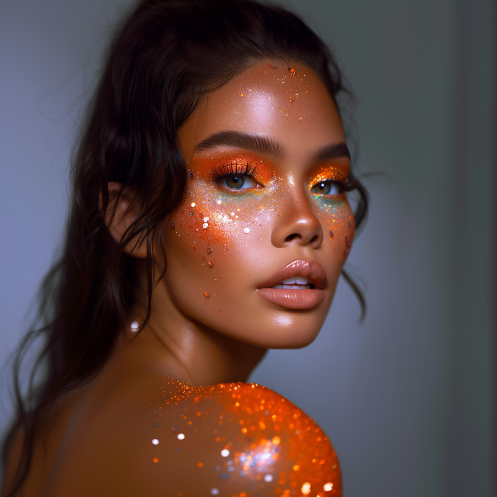 Orange Make Up