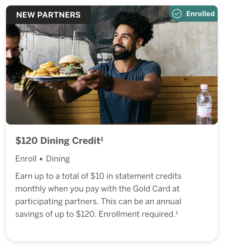 American Express Gold Updated Benefits