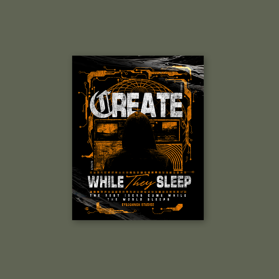 CREATE WHILE THEY SLEEP STICKER