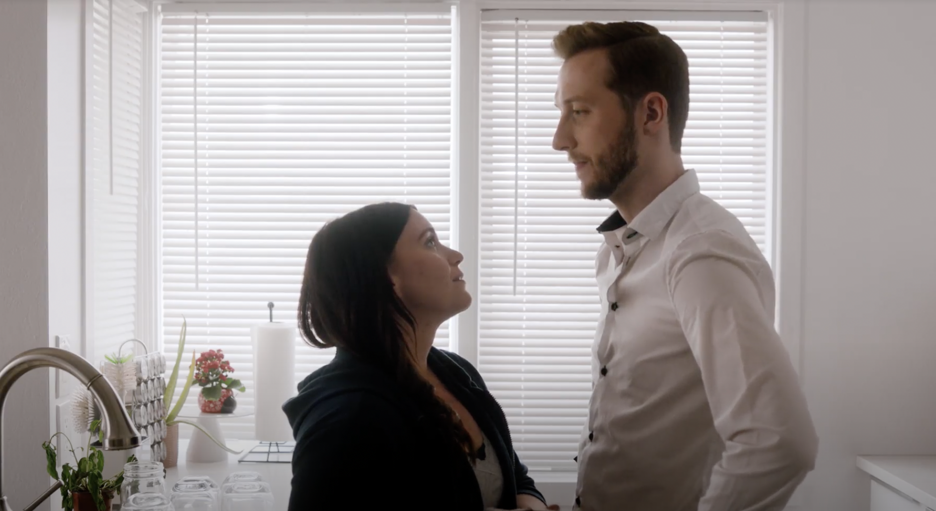 Kimberly Weinberger as Mae with Chandler Moore as Lev