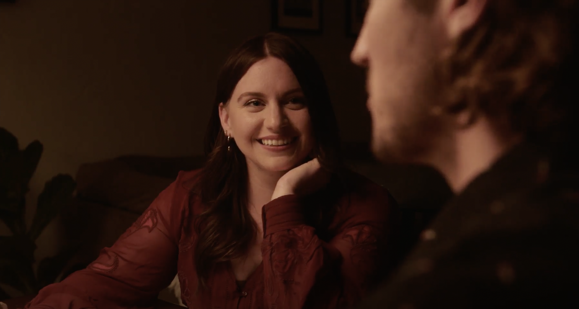 Kimberly Weinberger as Mae with John Hansen as Daniel