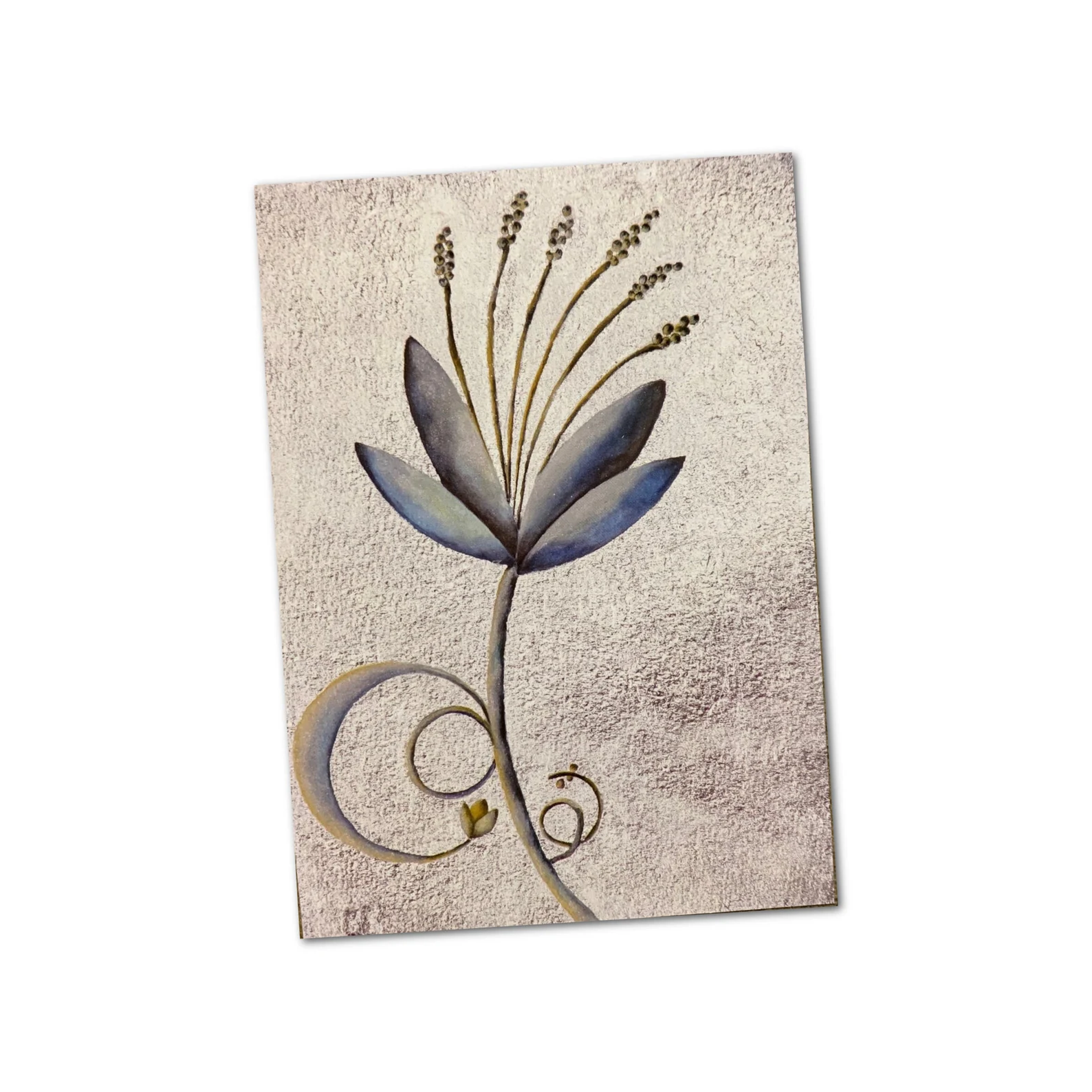 Blue Lotus Flower Notecard