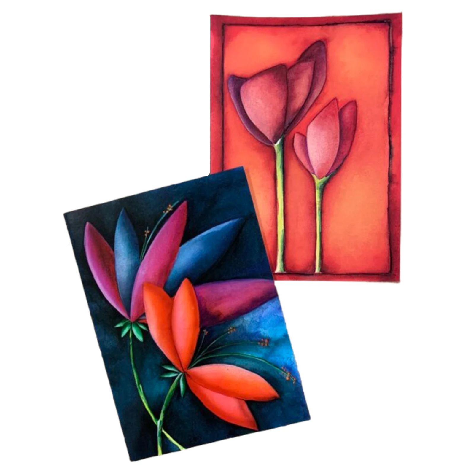 Mexico and Crescent Notecards