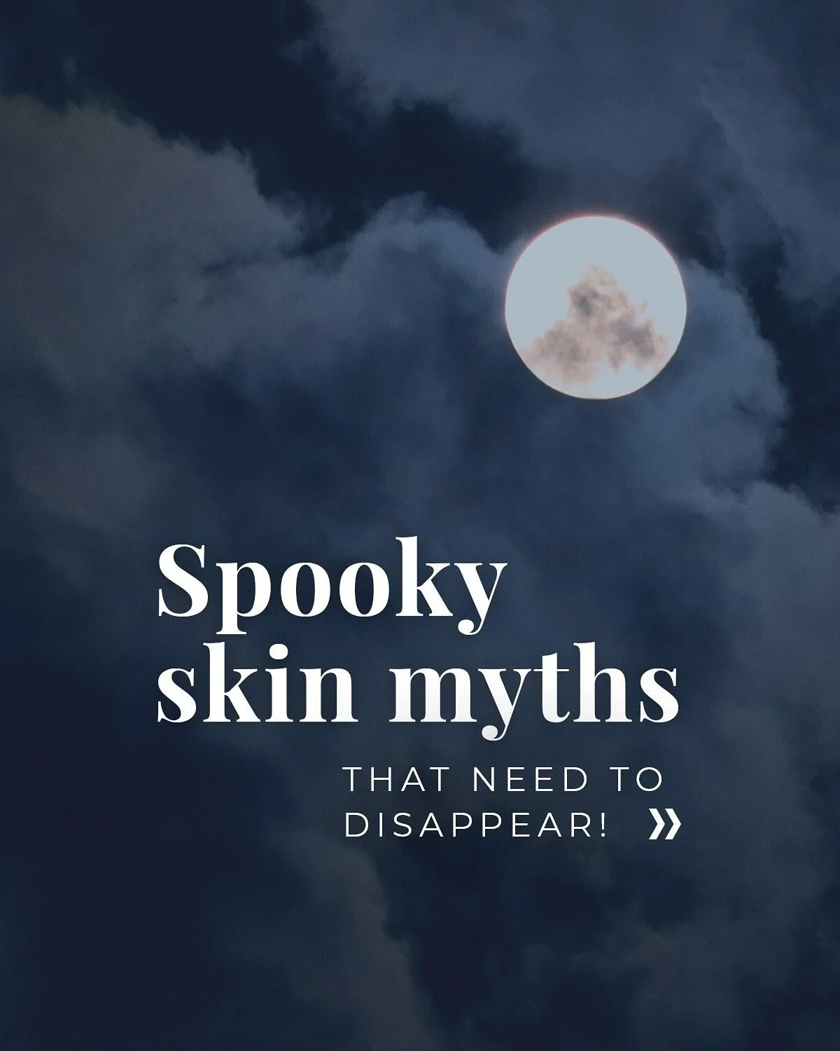 👻✨ Spooky Skin Myths (Debunked!) ✨👻⁠
⁠
Today, we&rsquo;re busting some skincare myths that haunt routines everywhere:⁠

1️⃣ Oily skin does need moisturizer⁠
2️⃣ Tanning doesn&rsquo;t clear acne⁠
3️⃣ Facials aren&rsquo;t just for special occasions⁠
