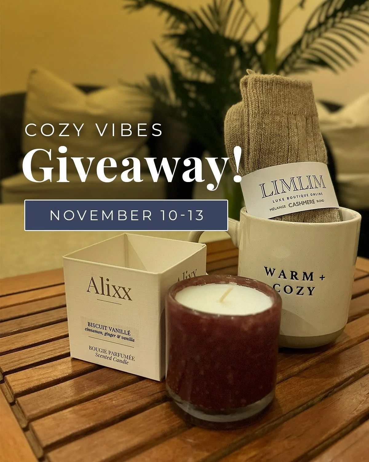 🍂 COZY GIVEAWAY ALERT:⁠ Your at-home spa day just got an upgrade.⁠
⁠
We&rsquo;re celebrating the season of comfort with the ultimate &ldquo;Cozy Vibes&rdquo; Giveaway &mdash; a handpicked bundle designed to bring the TRUCE experience straight to you
