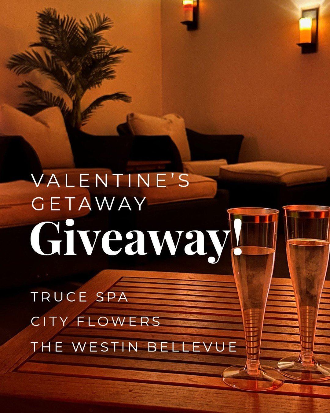 💖✨ VALENTINE&rsquo;S GETAWAY GIVEAWAY ✨💖⁠
Because the best moments are meant to be shared.⁠
⁠
We&rsquo;ve teamed up with some of our favorite local partners to gift one lucky winner a luxurious stay + spa experience for two&mdash; perfect for coupl