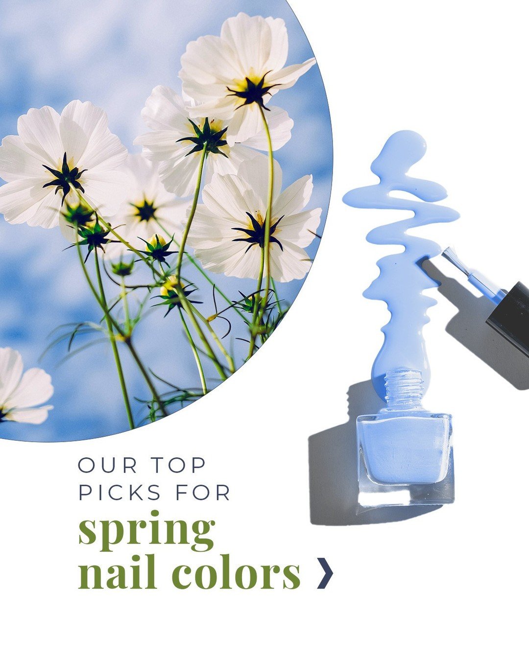The season's calling. ✨⁠
⁠
Whether it's a wedding, a girls' day, a backyard dinner, or just a Tuesday that deserves better nails &mdash; your hands are going to be in the photos.⁠
These four are our current favorites for late spring into summer:⁠
⁠
?