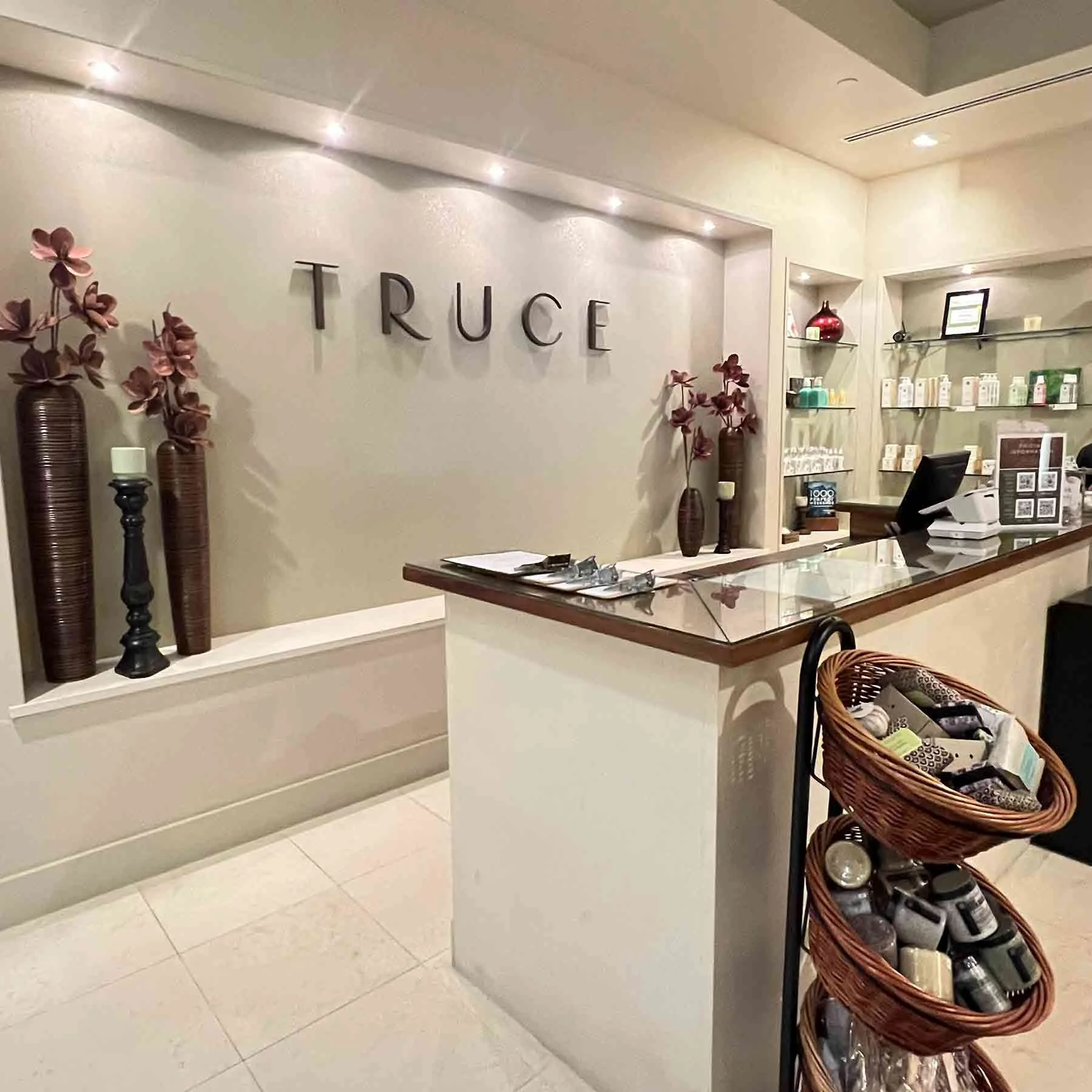 Lobby of TRUCE Spa