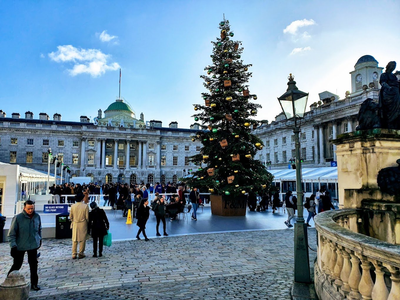 Skating at Somerset House