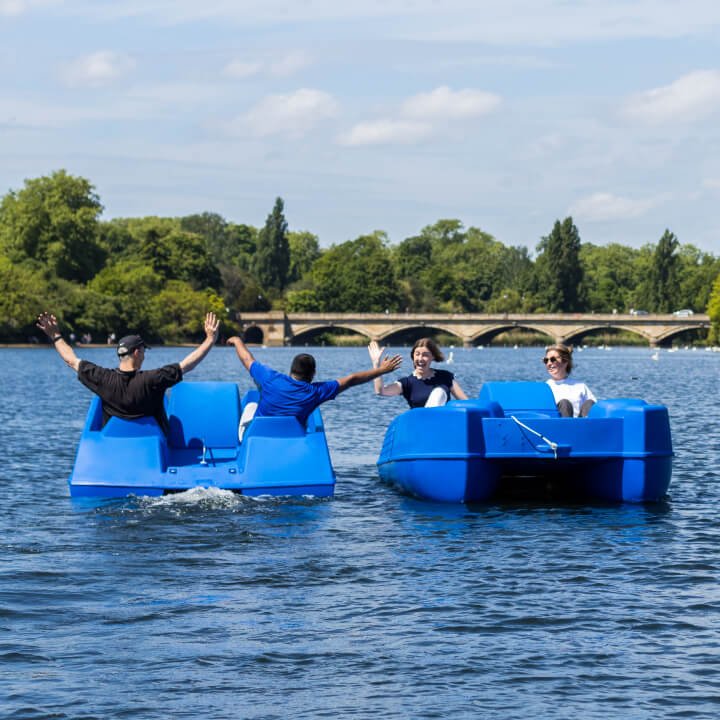 Boat ride in Hyde Park