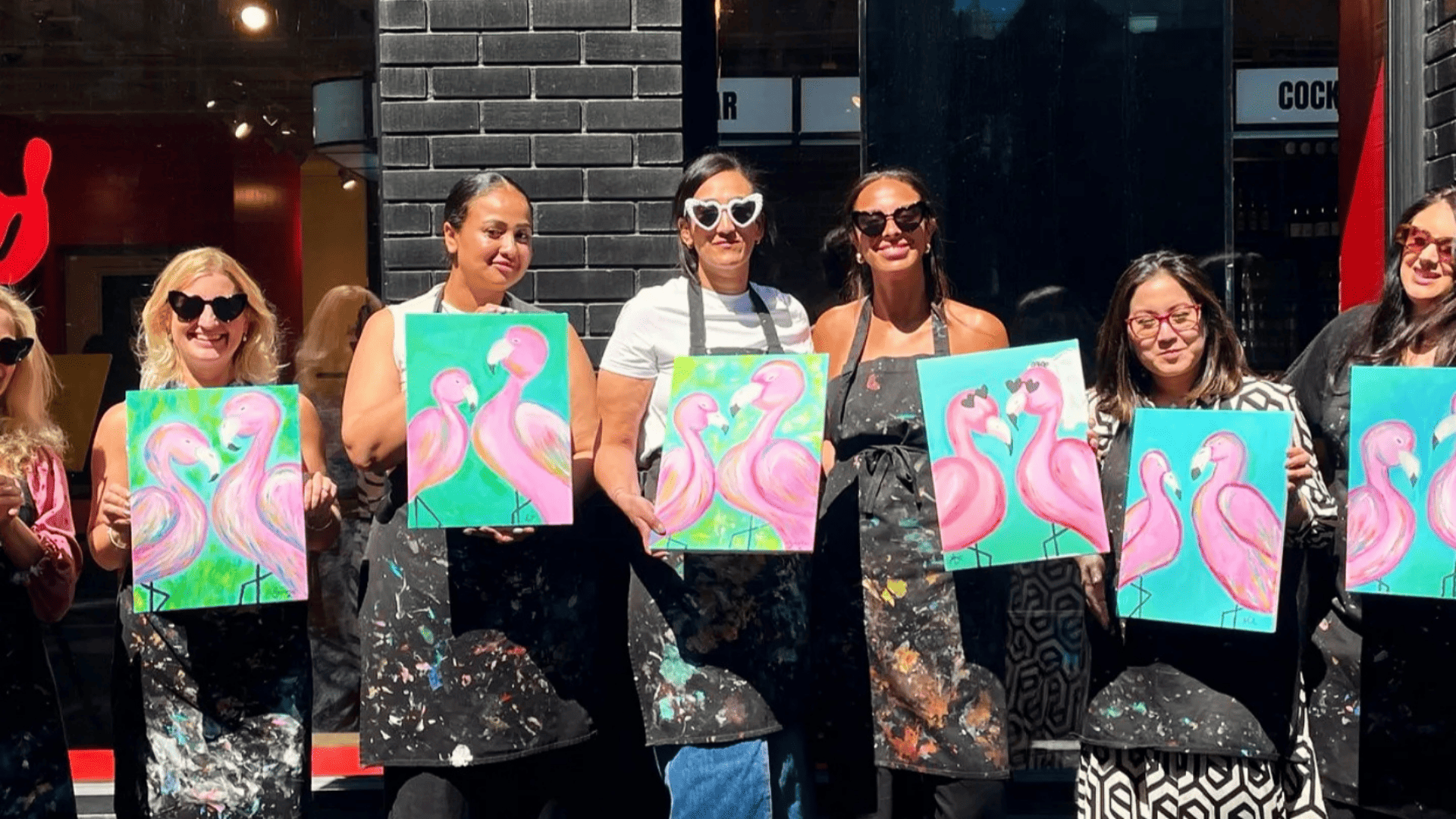 Sip and Paint Workshop at Art Play London