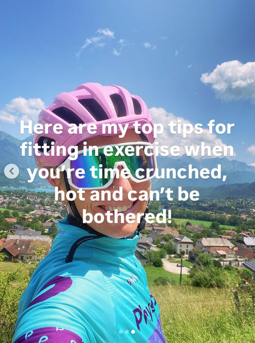 Tips for exercising when it's hot - for cancer survivors and menopausal women