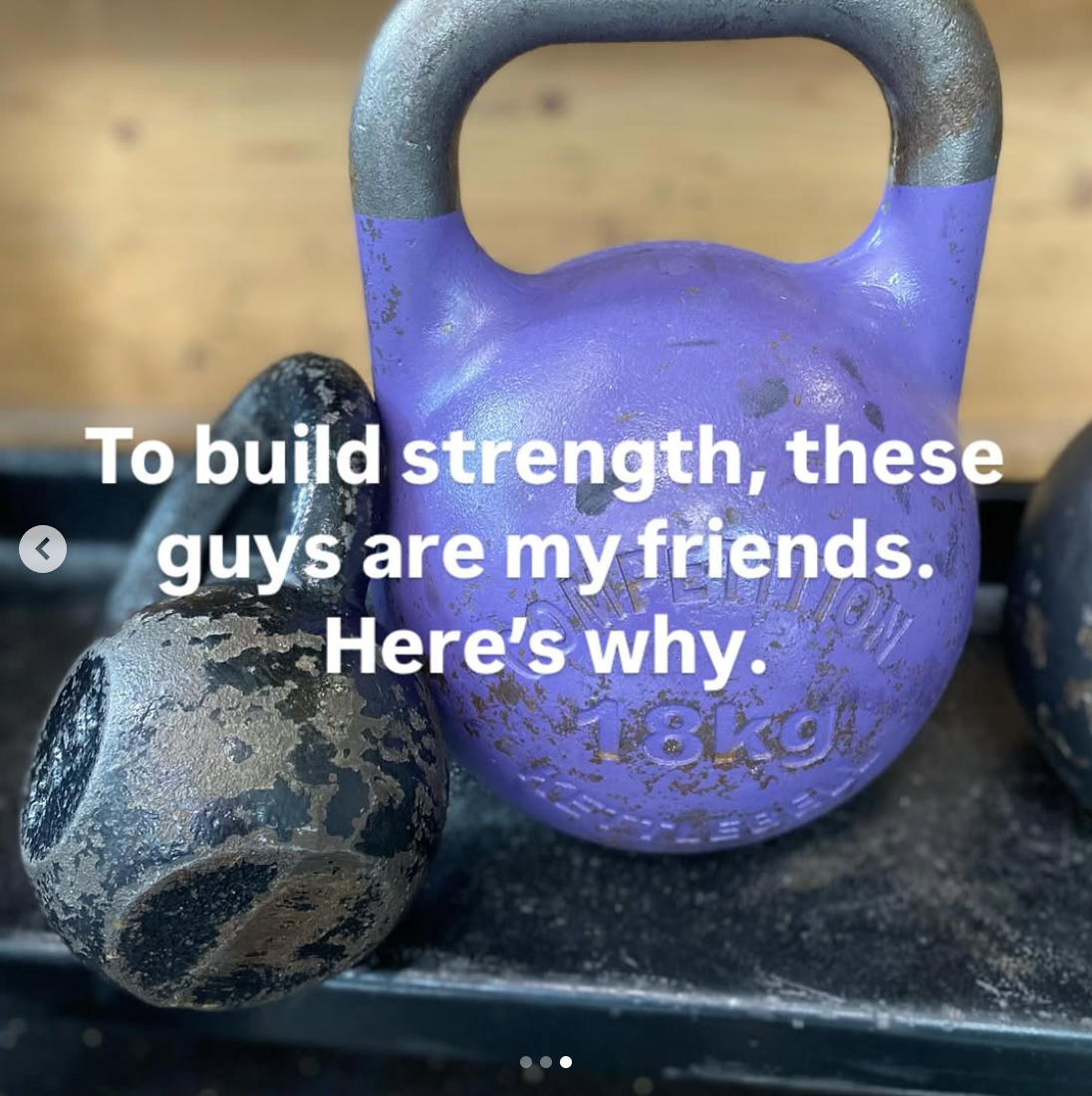 Even cancer patients and survivors can choose heavier weights - just remember to build up slowly