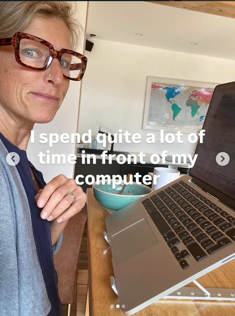 cancer coaching involves a lot of time in front of the computer