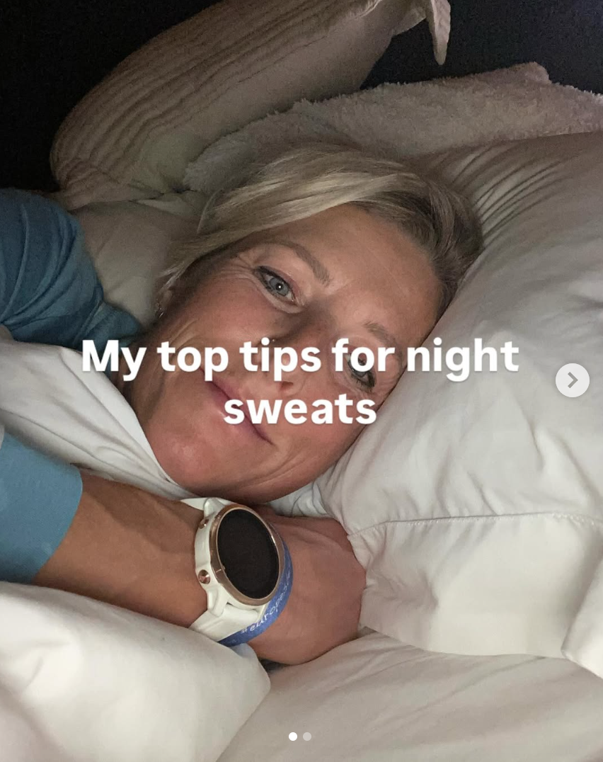 My top tips for night sweats - a common side effect of cancer treatment and hormone therapy