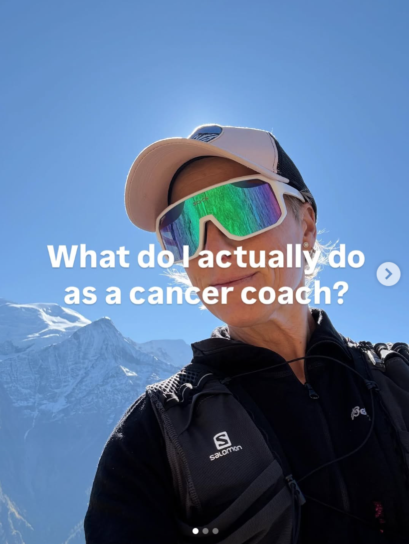 What is a cancer coach and what does cancer fitness coaching involve? 