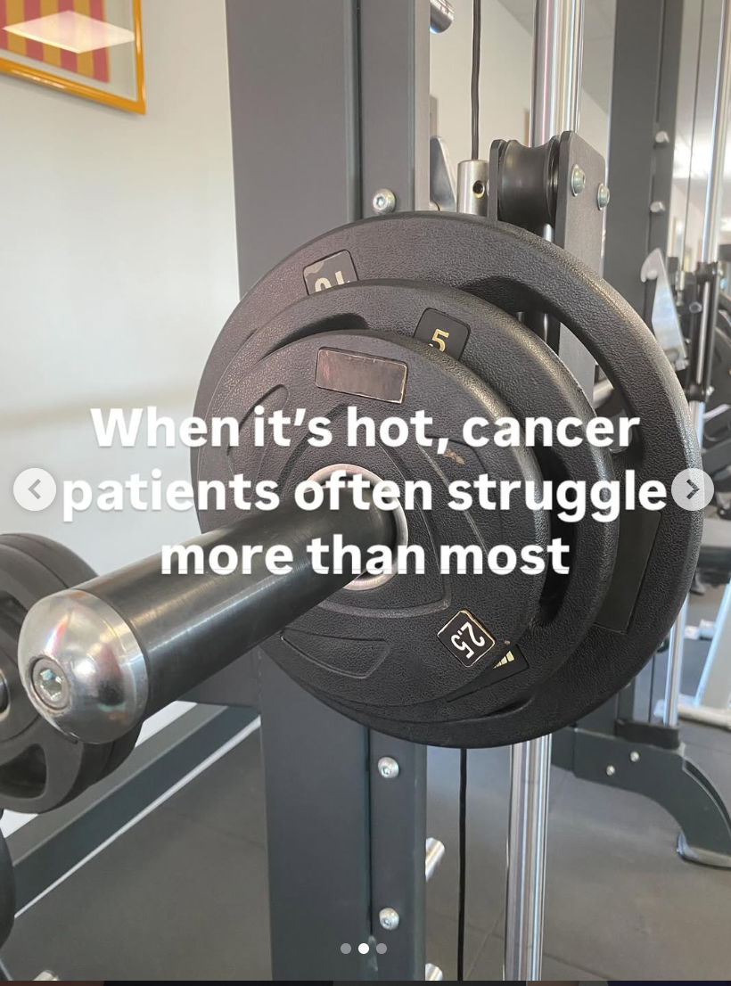 When it's hot, cancer patients and survivors can struggle more than most