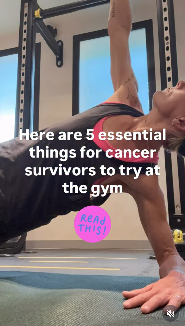 how to structure a gym workout after cancer