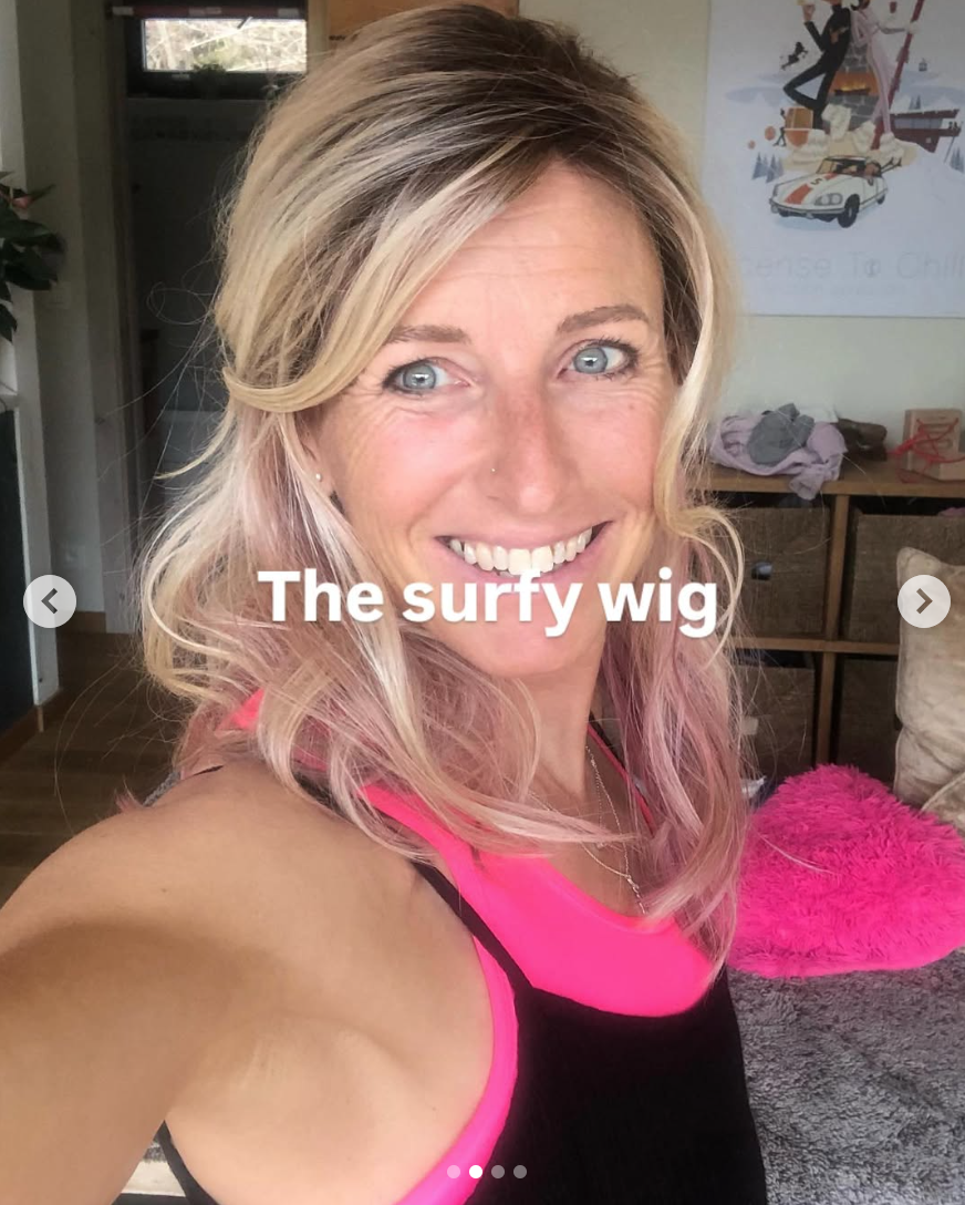 A curly surfy wig helped me feel normal during cancer treatment
