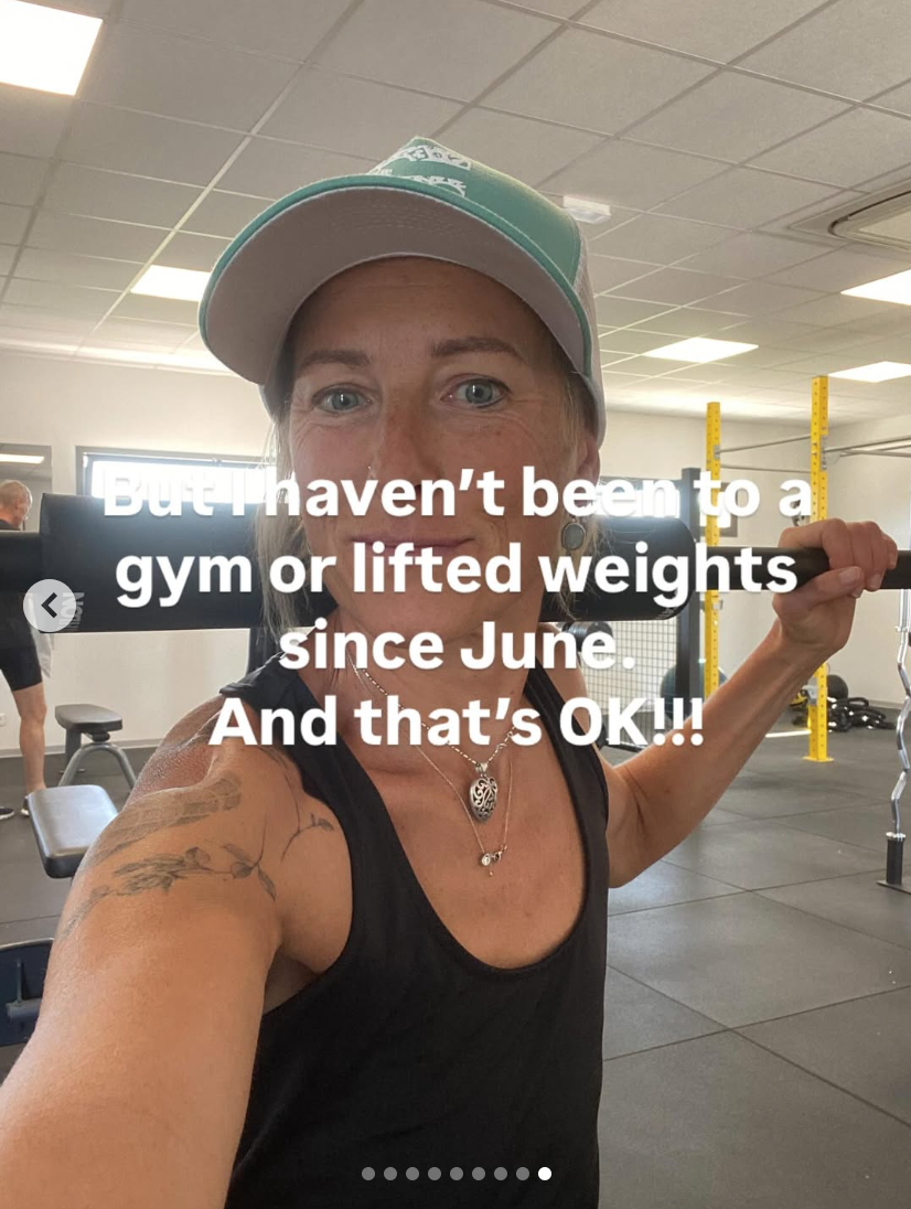 I haven't been to the gym in 3 months, and that's ok