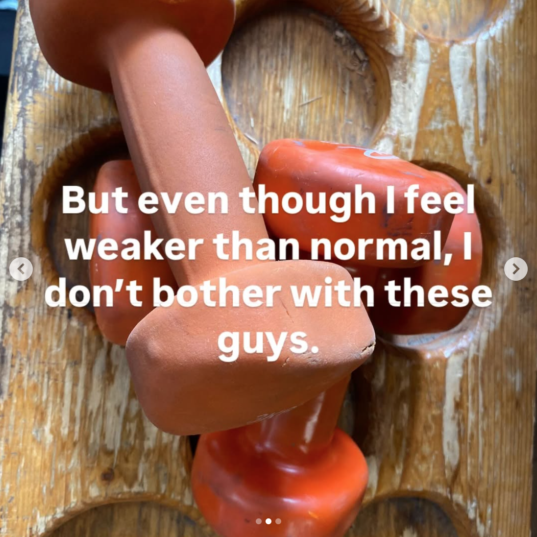 Light dumbells like these are good for mobility and surgery recovery - but probably aren't enough to build real muscle