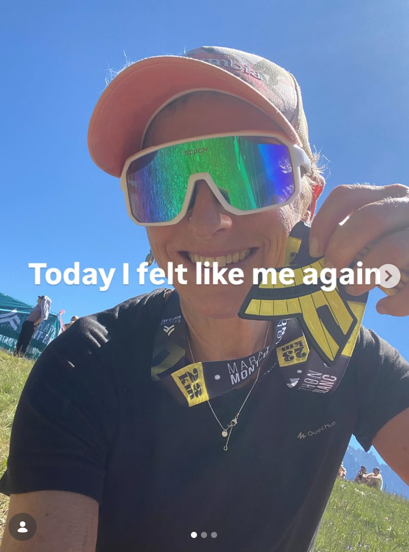 Today, I felt like me again - I ran a trail race