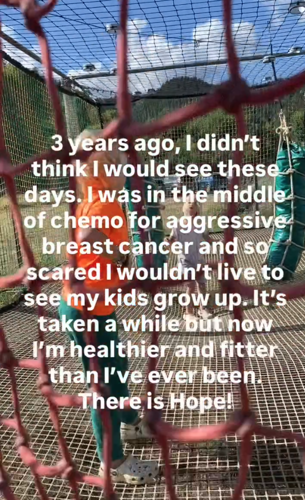 My driving force after cancer is to see my kids grow up