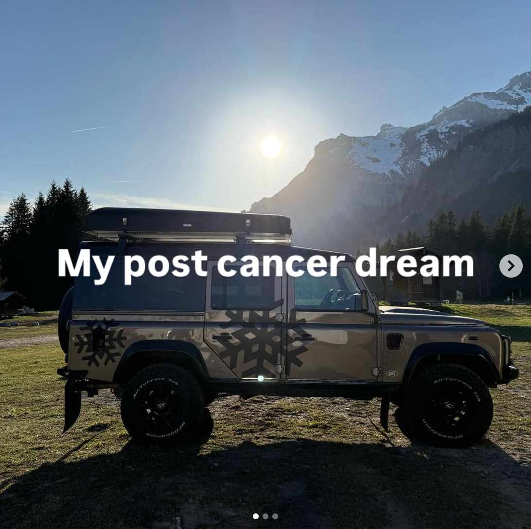 My post cancer dream - a land rover defender