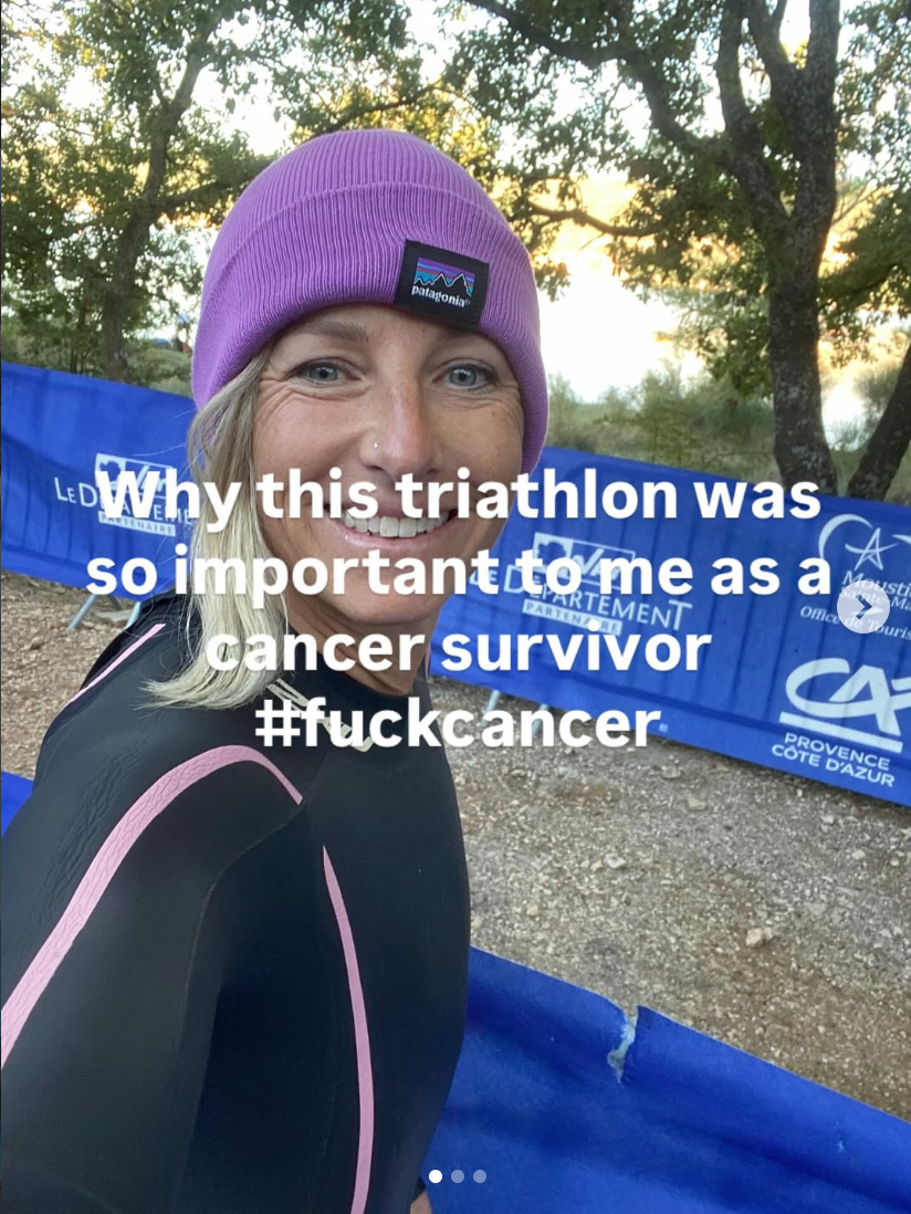 Becoming a triathlete after cancer