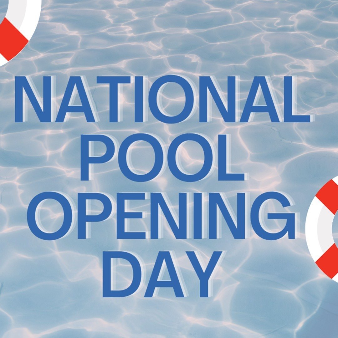 Get ready to make a splash because National Pool Opening Day is here! 💦🏊&zwj;♂️ 

On the last Saturday in April, pool owners across the country prepare their pools for a summer of fun and fitness. 

Let's celebrate the joy and health benefits o