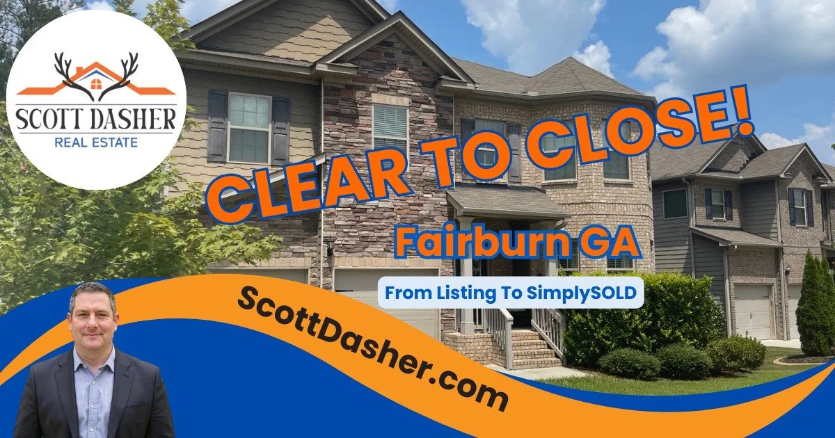Under Contract &amp; Now Clear To Close. Let's Go! From Listing To SimplySOLD or Get A Real Cash Offer @ ScottDasher.com