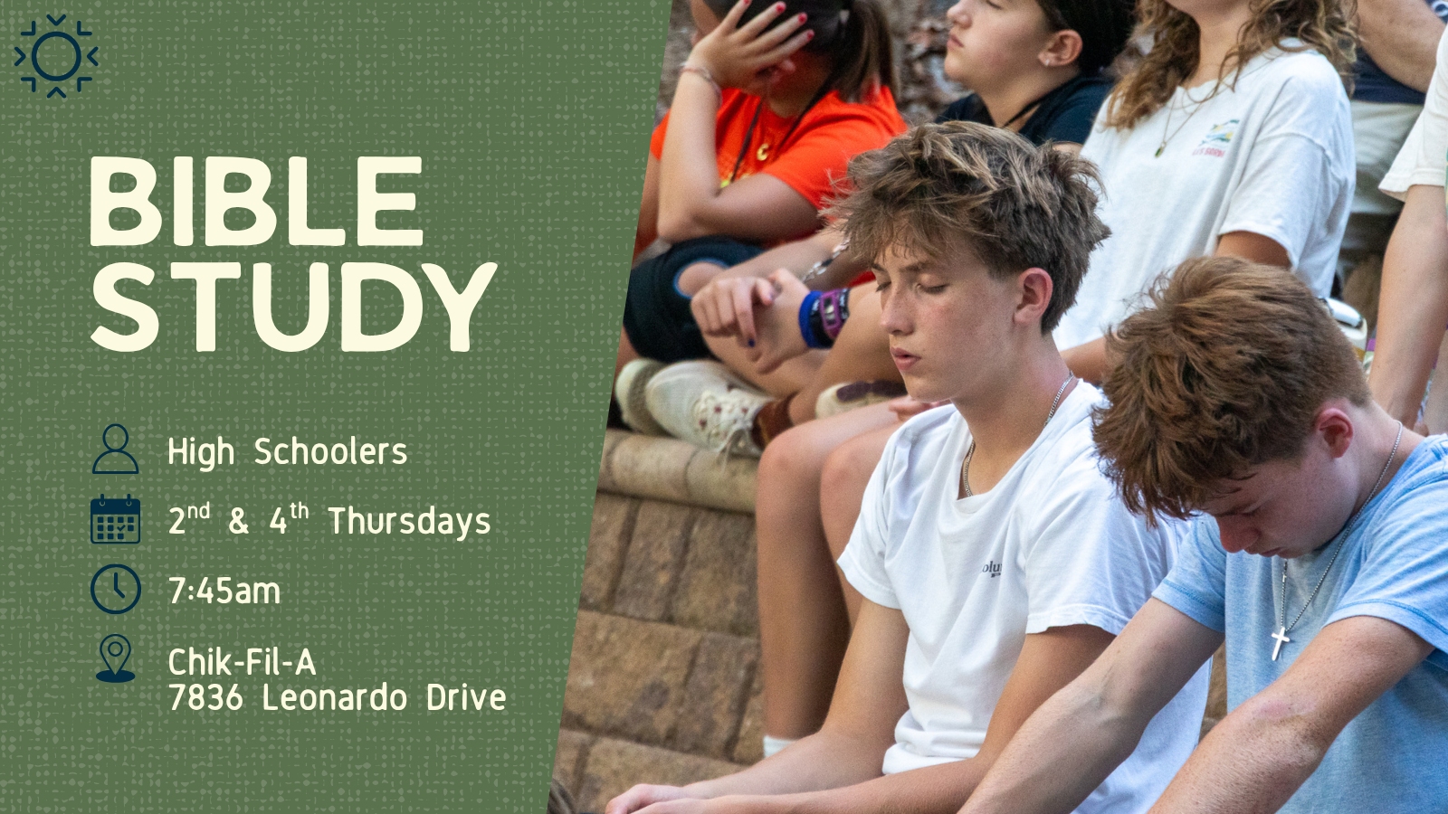 High School Bible Study