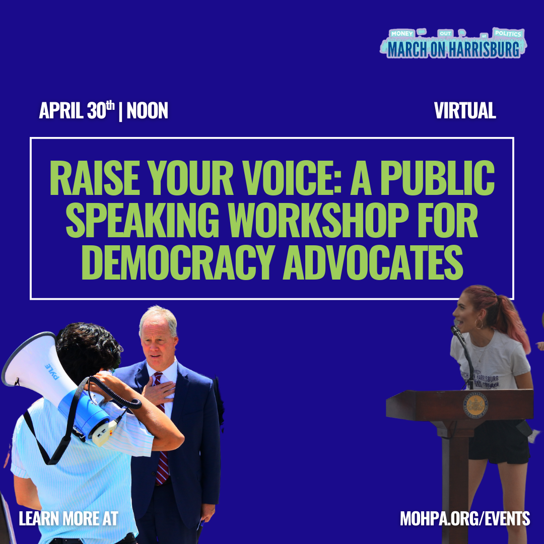 Find Your Voice: Public Speaking for Democracy Workshop