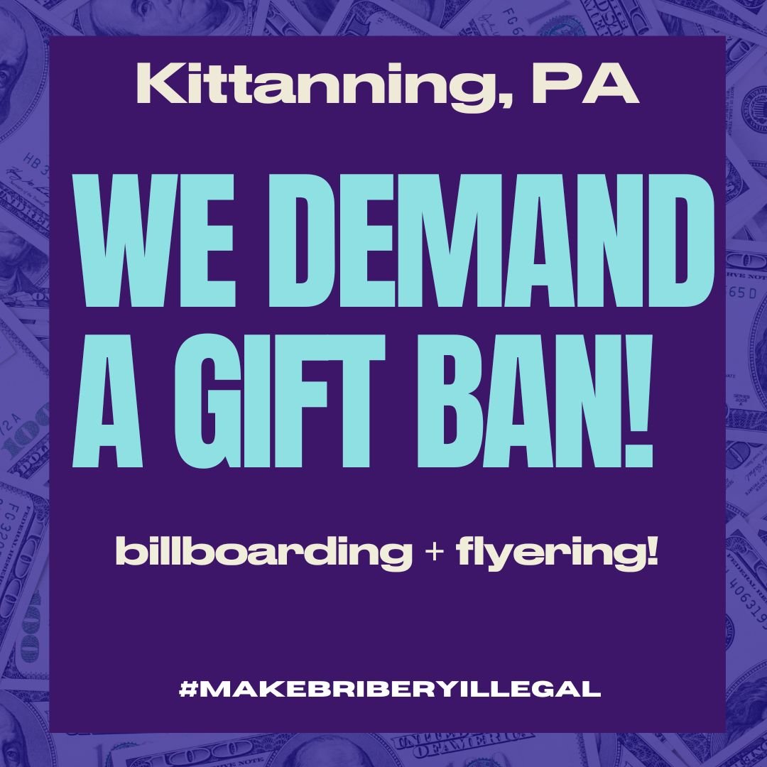 Billboarding for a Gift Ban - Kittanning