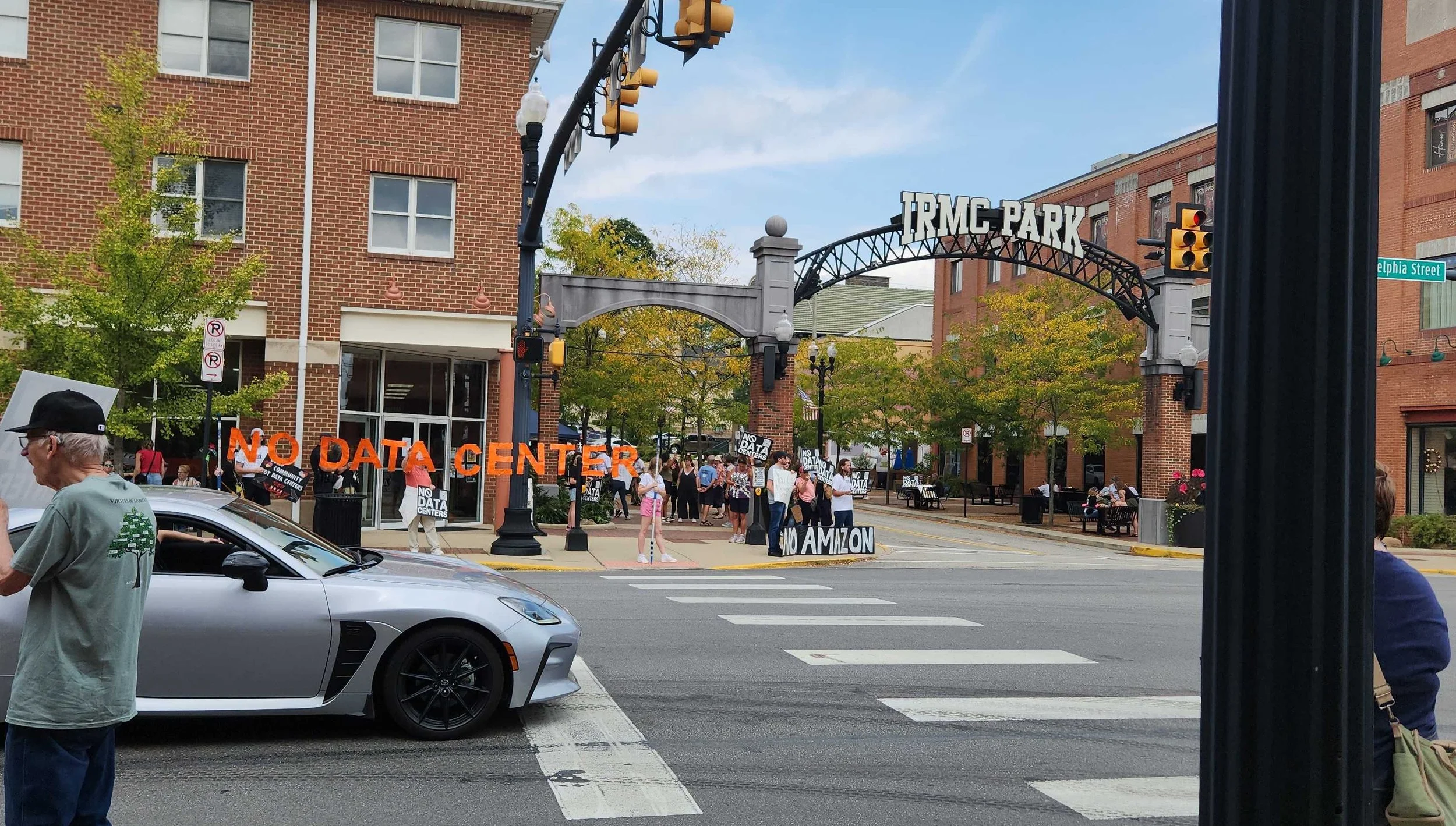 Meeting people where they are: door knocking about Data Centers