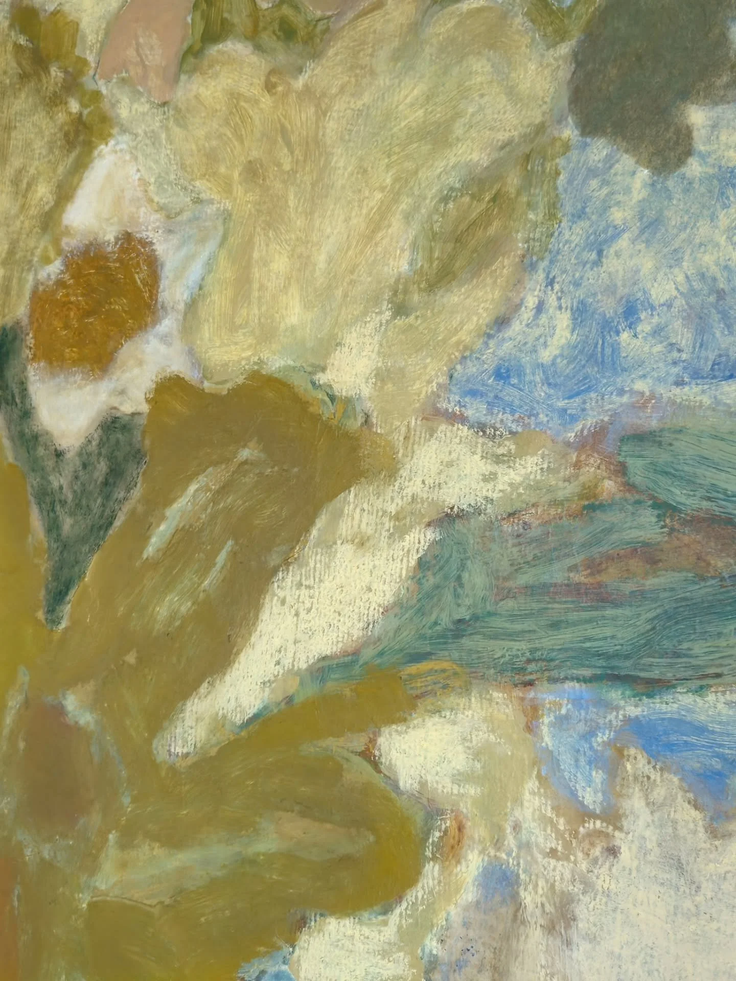 Loving this color palette. These paintings blend structure/ familiar forms with a loose organic feel sooo perfectly. This is something I've been trying to achieve in my work for YEARS. What better way to bring the grounding warmth of nature into your