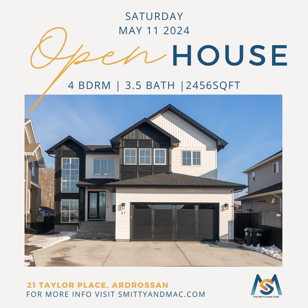 ✨OPEN HOUSE ALERT✨

Find out where the Smitty &amp; Mac Team will be this weekend!!

🏡 21 Taylor Place
🗓 Saturday May 11 (12PM-2PM)
💲939,000
MLS: E4386165

Call us today to book a private tour for one of these stunning homes🤩

The Smitty &amp; Ma