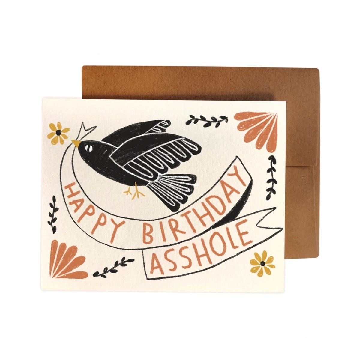 "Happy Birthday Asshole" Card