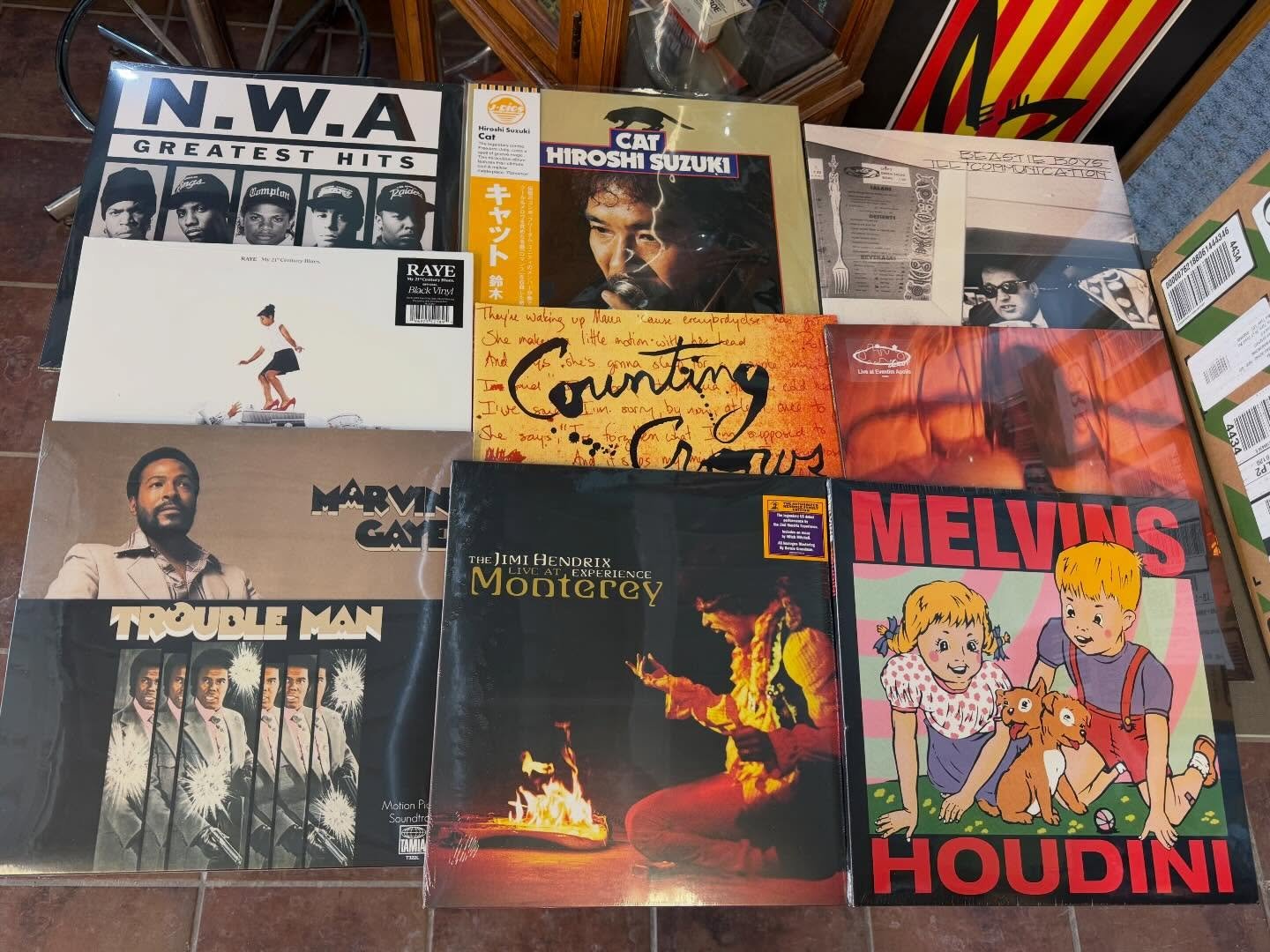 Weekly New Releases &amp; Restock Available Today!

Open. Tue - Sat. 11 ta 6
Sunday 11 - 4
Closed Monday 

#newrecords #recordsforsale #shoplocal #friday #rpmrecords