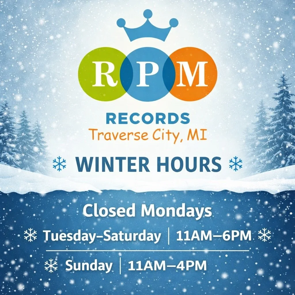 🎶 Winter Hours ❄️

Starting this next week we are adjusting our hours just a bit until Spring&hellip;

Closed Mondays
Tuesday&ndash;Saturday: 11AM&ndash;6PM
Sunday: 11AM&ndash;4PM

Still plenty of time to dig through the racks, discover something ne