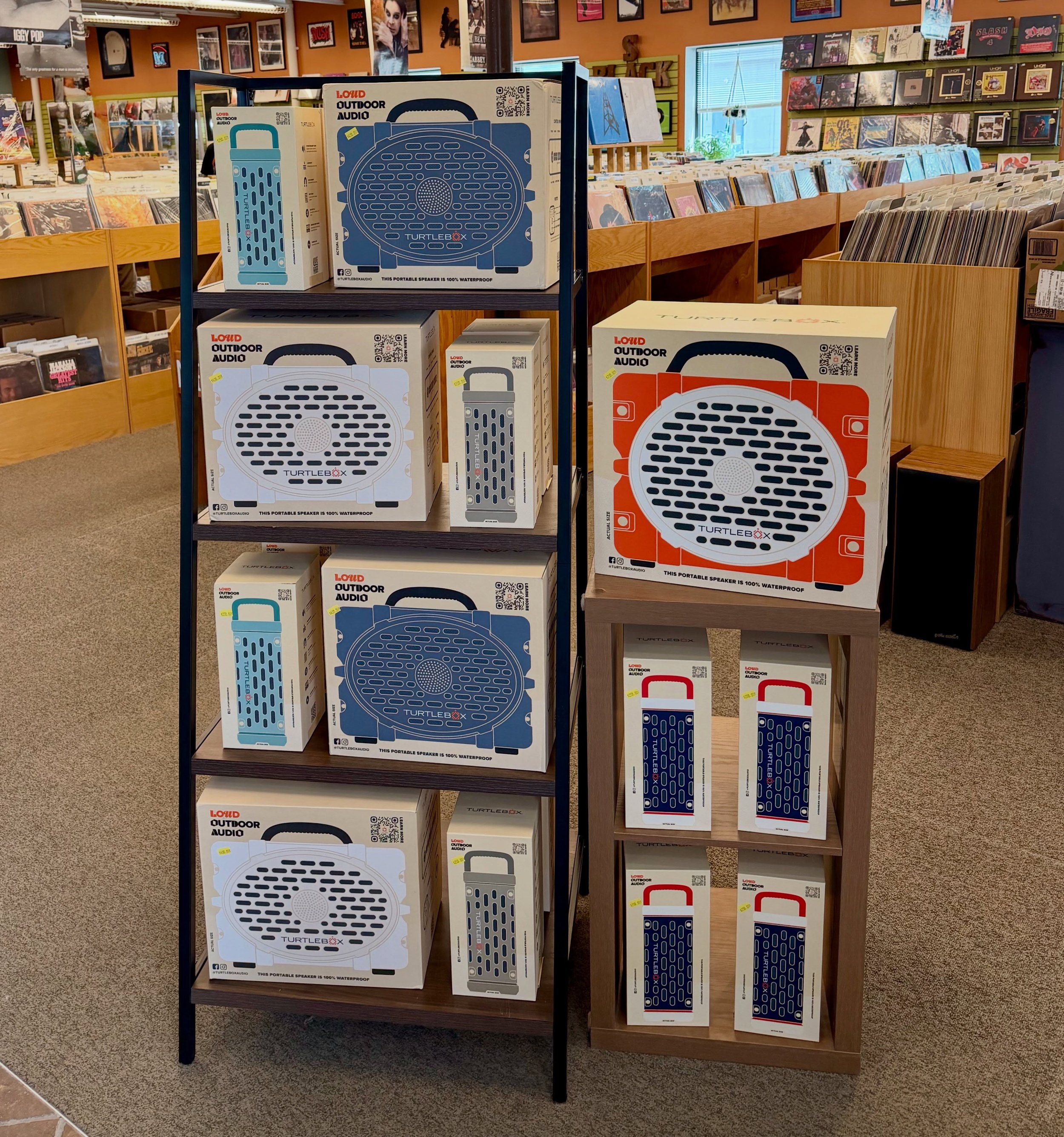 🎶 Turtlebox Speakers Now Available at RPM Records! 🎶

Your vinyl collection sounds amazing at home&mdash;now take that soundtrack with you anywhere.

✔ Rugged &amp; Adventure Ready
✔ 100% Waterproof
✔ Powerful Premium Sound
✔ Battery That Lasts

Fr