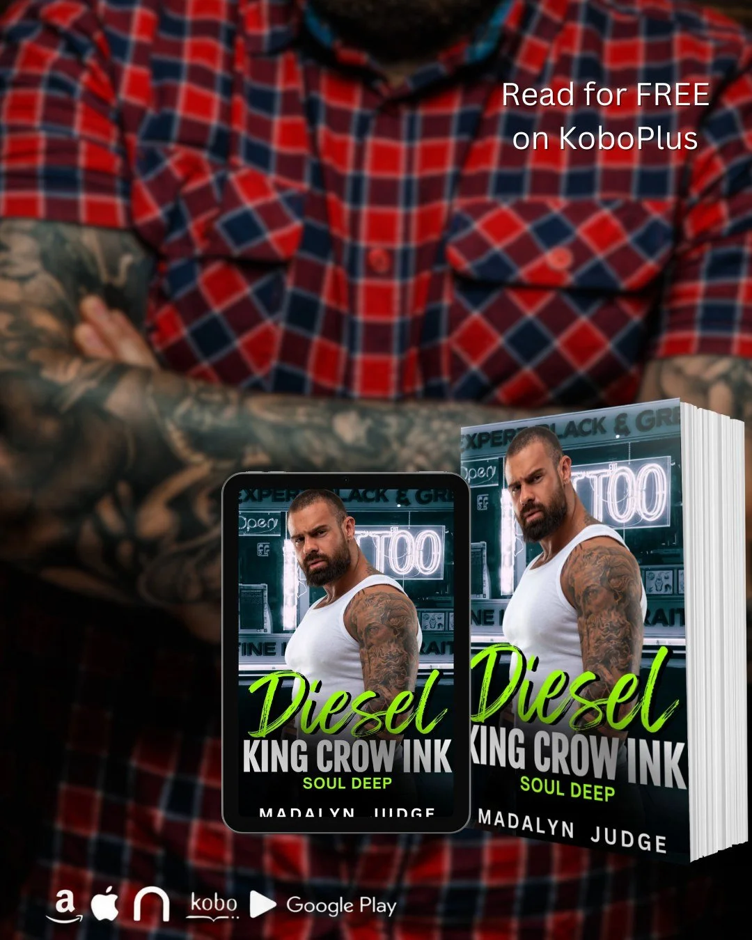 🚨🚨Read For F-R-E-E on KoboPuls🚨🚨
☠️★Soul Deep☠️★
King Crow Ink
⬇︎ 𝐆𝐑𝐀𝐁 𝐇𝐄𝐑𝐄 ⬇︎
UBL:  https://geni.us/Diesel-SoulDeep 
What to expect:
✔︎ InstaLove
✔︎ Marriage of Convenience 
✔︎ Suspense &amp; Spice
✔︎ Forced Proximity
✔︎ Possessive, Prot
