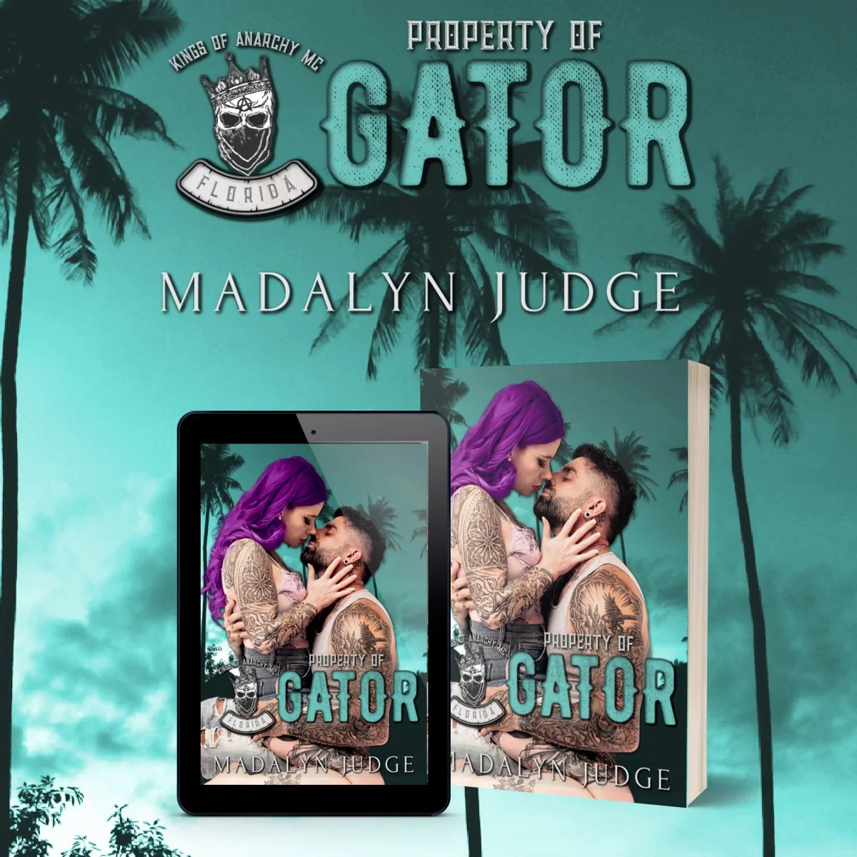 🔥☆ PREORDER 🔥☆ 
🐊☠ Property of Gator 🐊☠
☆Series: Kings of Anarchy MC: Florida
☆Coming NOVEMBER 23, 2026
☆Cover Design: Gchelle Designs
☆Models: Cody &amp; Lindsey
☆ photographer: Lindee Robinson
⬇︎ 𝐆𝐑𝐀𝐁 𝐇𝐄𝐑𝐄 ⬇︎
UBL: https://geni.us/proper