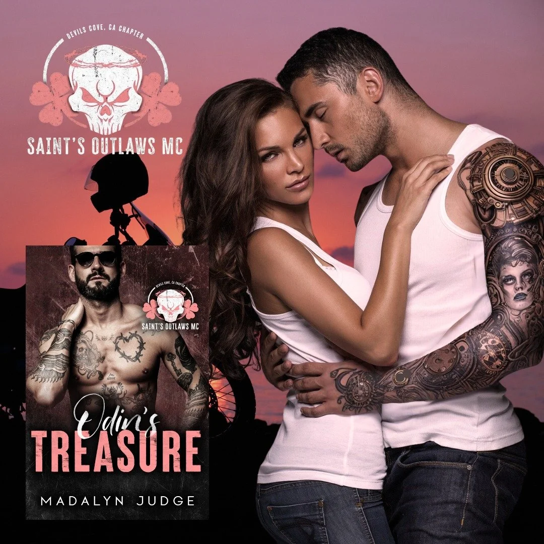 🚨๑☆ Preorder Alert ☆๑🚨
★ Odin&rsquo;s Treasure ★
Saints Outlaws MC: Devil&rsquo;s Cove, CA Chapter
Coming May 14th, 2026
⬇︎ 𝐆𝐑𝐀𝐁 𝐇𝐄𝐑𝐄 ⬇︎
UBL: https://geni.us/odinstreasure
What to expect:
✔︎ Single Dad 
✔︎ SUPER Spicy 
✔︎ She's a ditz
✔︎ Ag